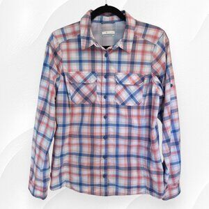 Columbia plaid long sleeve shirt - great for outdoor adventure!